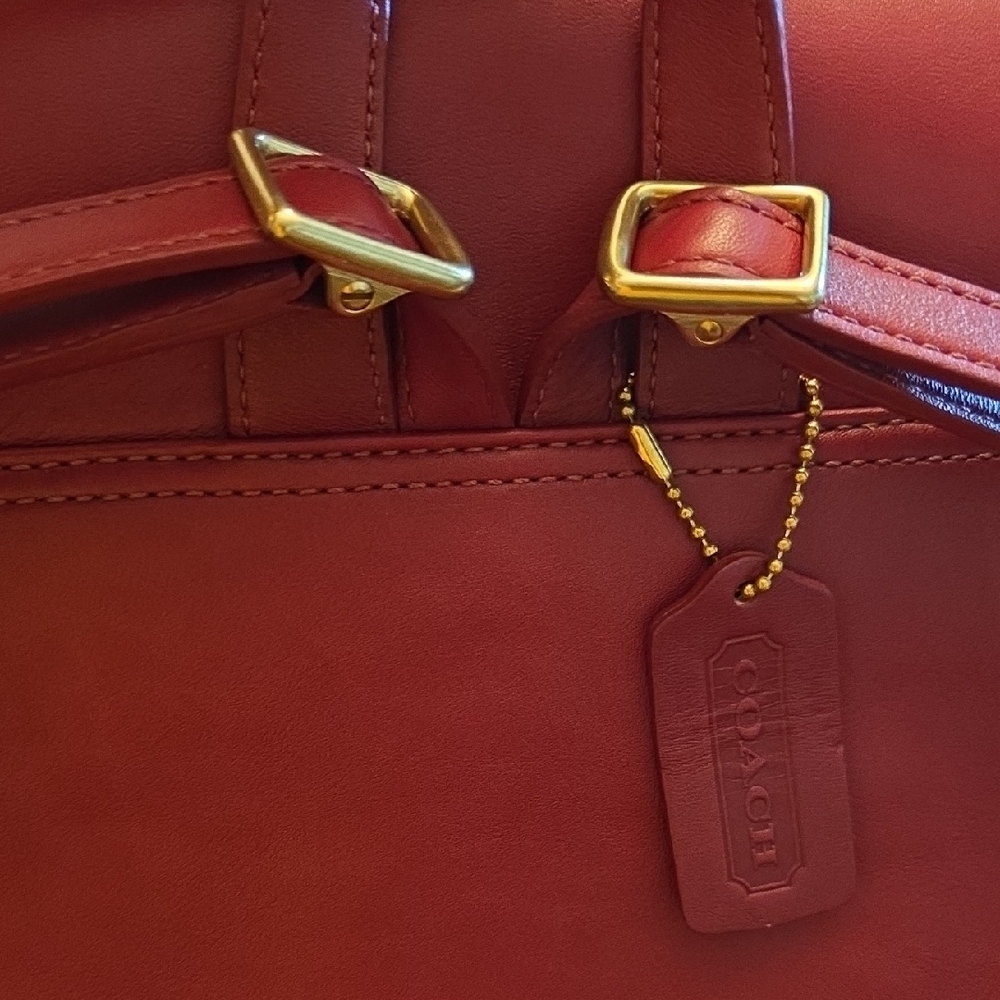 Coach Red Leather Bag  BackPacks - Picture 10 of 10